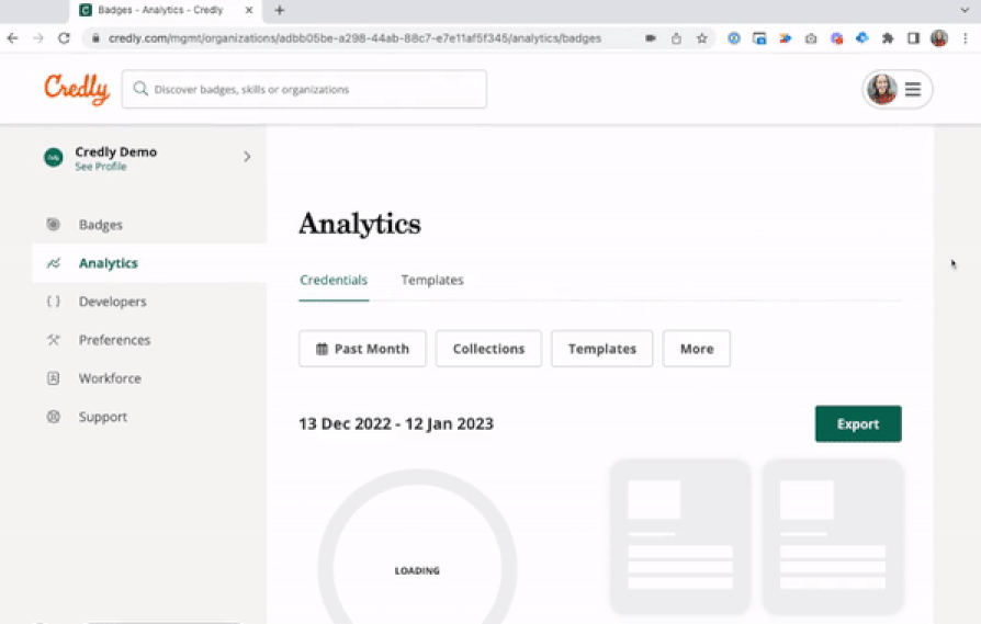 Animated analytics dashboard from G2