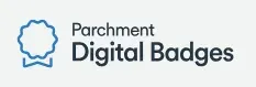 Logo of Parchment Digital Badges, formerly Badgr